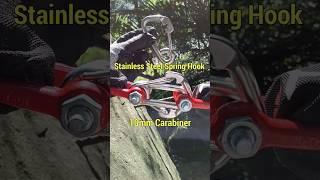 BREAK TEST: 304 Stainless Steel Snap Hook 10mm Carabiner, China made