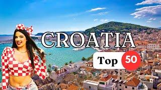 Top 50 Beautiful Places  You Can Visit in Croatia | 4K