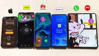 iPhone Xs + POCO X5 Pro + Huawei NY90 + Honor 20 Pro + Z Fold 3 Alarm, Viber