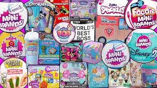 UNBOXING 30 BLIND BAGS! MINI VERSE! MINI BRANDS! DOORABLES! REAL LITTLES! SNACKLES! FOODIE SERIES 2!