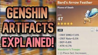 ARTIFACTS EXPLAINED! | Genshin Impact Artifact Stat Guide (Beginner's Guide Simplified)