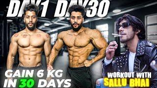 SALLU BHAI K SATH WORKOUT | FULL DAY OF EATING | OFF- SEASON BULK