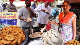 Early Morning Breakfast @ Hyderabad Streets | Street Food India | Amazing Food Zone