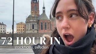 bella spends 72 hours in Sweden | hostel life, architecture, and glitter shots
