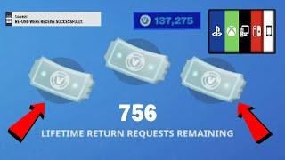 How To Get MORE REFUNDS TICKET in Fortnite Chapter 2 Season 5 (EASY FORTNITE REFUND TICKET TUTORIAL)