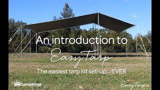 Easy Tarp Camping Set-Up | Easiest Ever tarpaulin kit