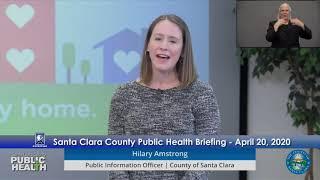 County of Santa Clara Public Health:  What is Social Distancing? - April 20, 2020