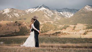 Copper Rose Ranch Wedding | Carley + Tyler | Paradise Valley, MONTANA