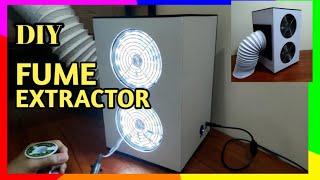 DIY soldering lead fume extractor