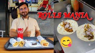 Delicious And Teasty Rolls  At  Rolls Mania Nanded #foodie #delicious #nanded #food #AmitMundikVlog