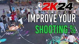 NBA 2K24 IMPROVE YOUR SHOOTING PERCENTAGE WITH THIS VIDEO