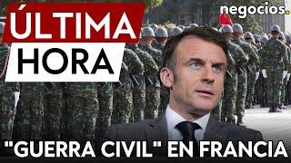 ÚLTIMA HORA | Macron advierte de una "guerra civil" en Francia por los programas de los extremos