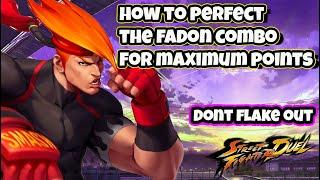 HOW TO PERFECT THE FADON RHONDA COMBO Step by step guide Street Fighter Duel