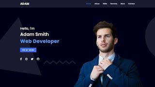 Build A Responsive Portfolio Website Using HTML and CSS Only - Easy Tutorial