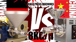 COMPARISON OF TWO TYPES OF MOST POPULAR COLD OIL PRESS MACHINES - GERMANY VS. CHINA - PERSSEH CO.