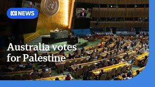 Australia backs UN proposal on Palestinian sovereignty | ABC News