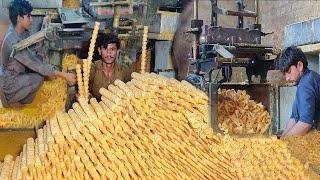 Unbelievable Crunchy |! How Crunchy Cone Ice Cream Biscuit are made |!! 686 Cone Biscuit Factory