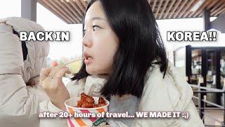  Emotional Korea vlog: flying to the motherland, family trip, 20+ hr travel 