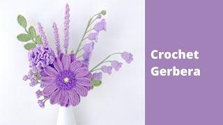  How to Crochet Gerbera Daisy Flower | Crochet Africa Daisy | Crochet Flower Bouquet