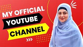 Sana Khan Vlogs My Official Youtube Channel #sanakhan #sanakhanvlogs