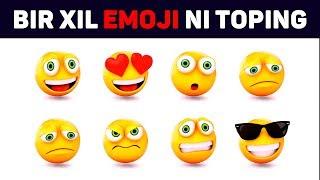 Boshqotirma - bir xil EMOJI ni toping