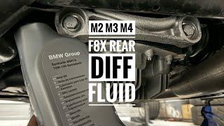 BMW M2 M3 M4 F8X Differential Fluid Change - Easy DIY Diff Fluid Replacement F80 F82 F87