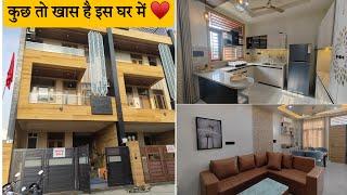 100 गज में 4BHK विला ️ + सर्वेंट रूम फुल फर्निश्ड  वैशाली नगर जयपुर में !! रूफटॉप गार्डन भी है !!