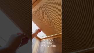 Жалюзи на мансардное окно