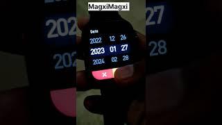  How to set Date and Time Smart Watch Ultra #smartwatch #short #youtubeshorts