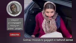 Golnaz Hosseini gagged in behind sense ( گگ گلناز حسینی )