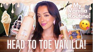 THE ULTIMATE VANILLA BODYCARE ROUTINE!!Body Wash, Lotion, Oil, Body mists, Perfumes, etc 