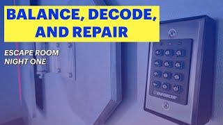 Live Escape Room Night 1: Balance, Decode, and Repair | Building Stuff with NOVA Livestream