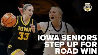 Iowa seniors step up for big quad 1 road win against Michigan