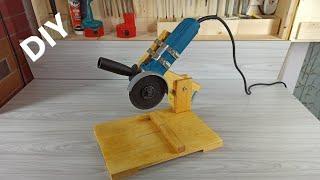 Making a Homemade Angle Grinder Stand - El Yapımı Metal Kesme Standı - Diy