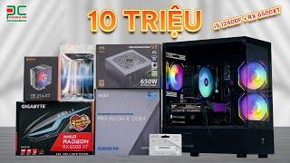 Chỉ với 10 TRIỆU có ngay PC FULL NEW | i5 12400F + RX 6500XT | Ship Toàn Quốc