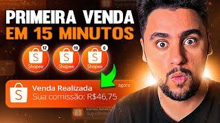 AFILIADO SHOPEE: COMO FAZER A PRIMEIRA VENDA EM 15 MINUTOS PASSO A PASSO (COMPLETO)