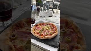 Italian pizza in Agia Marina, Crete, Cugini Restaurant