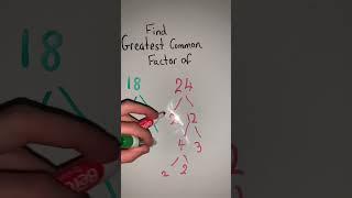 HOW TO FIND Highest common Factor #viral #maths