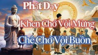 Phật Dạy Khen Chớ Vội Mừng, Chê Chớ Vội Buồn | Lời Phật Dạy