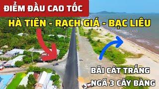 ĐIỂM ĐẦU CAO TỐC HÀ TIÊN-RẠCH GIÁ? ĐÃ THẢM NHỰA QL80 TẠI NGÃ 3 CÂY BÀNG