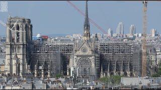 Timelapse - Le chantier de Notre-Dame de Paris, juillet 2024