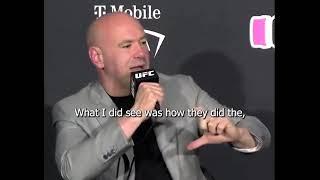 UFC Boss Dana White rips NHL Draft at Vegas Sphere ahead of #UFC at #Sphere