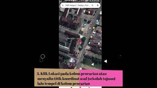 Ukur jarak (radius) dan koordinat latitude longitude dengan google maps  | PPDB SMA/SMK DIY 2023