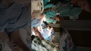 just born a cute baby  mom pain can't explain #doctor #viral #birth #baby #trending