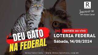 Federal ao vivo, Sábado, 14/09/2024 - Resultado Fácil!