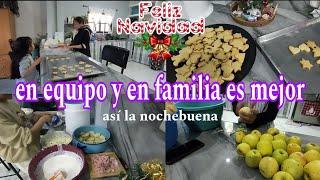 así la nochebuena / en equipo y en familia es mucho mejor 