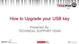 TekTip: How to Upgrade USB Key for New TEKLYNX Software