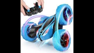 Stunt Car /Double Sided 360° Rolling Rotating Rotation, LED Headlights