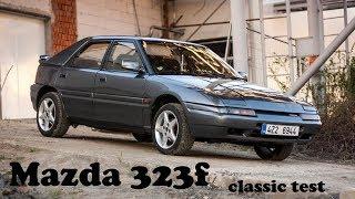 Mazda 323F (Astina) test in old classic top gear 1989