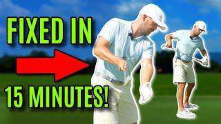 GOLF: JT Fixed My Backswing in 15 minutes!